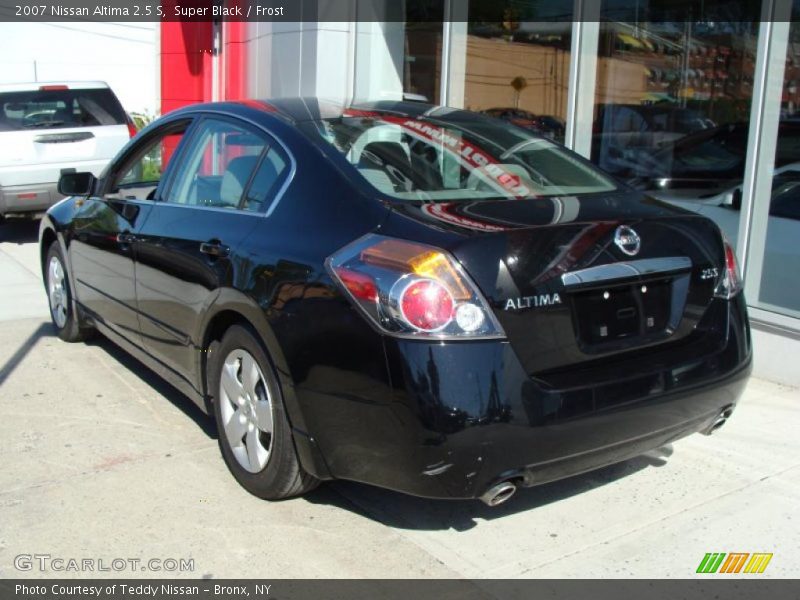 Super Black / Frost 2007 Nissan Altima 2.5 S