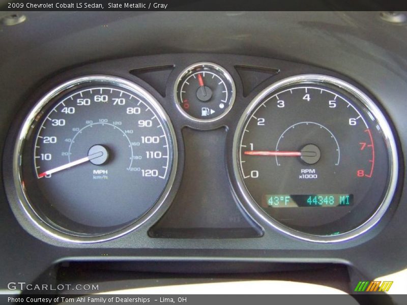 Slate Metallic / Gray 2009 Chevrolet Cobalt LS Sedan