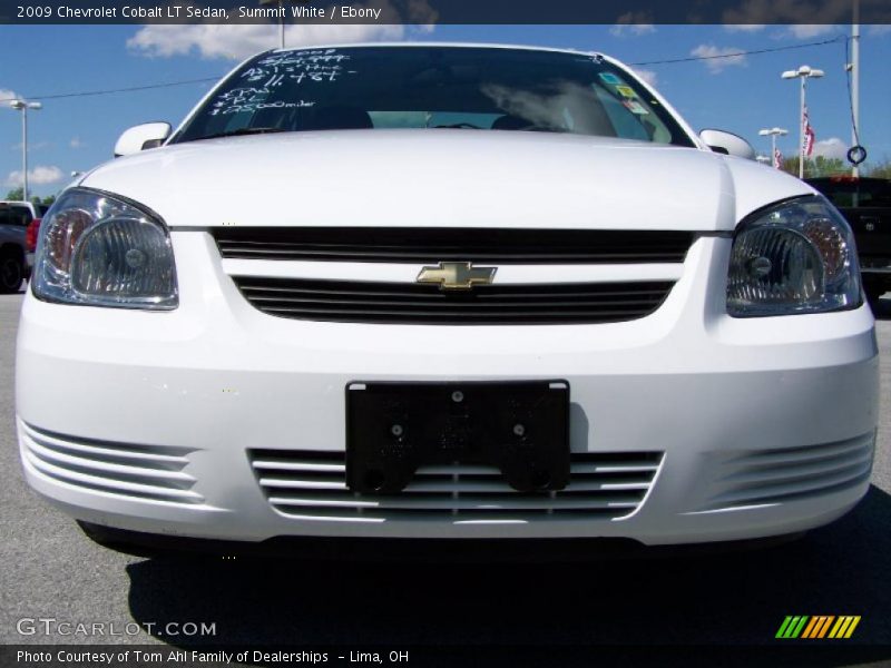 Summit White / Ebony 2009 Chevrolet Cobalt LT Sedan