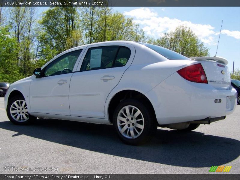 Summit White / Ebony 2009 Chevrolet Cobalt LT Sedan