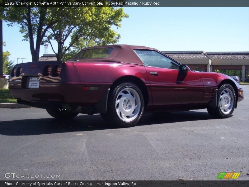 Ruby Red Metallic / Ruby Red 1993 Chevrolet Corvette 40th Anniversary Convertible