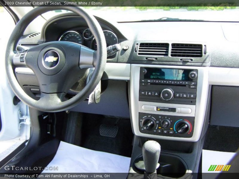 Summit White / Ebony 2009 Chevrolet Cobalt LT Sedan