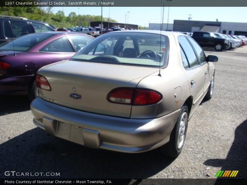 Sandrift Metallic / Neutral 1997 Chevrolet Cavalier LS Sedan
