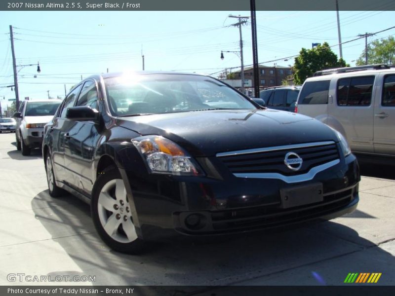 Super Black / Frost 2007 Nissan Altima 2.5 S