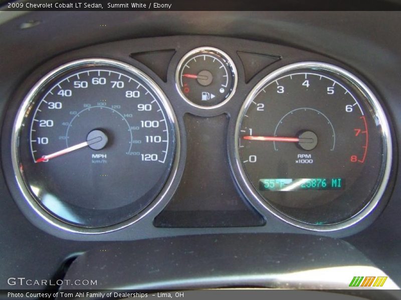 Summit White / Ebony 2009 Chevrolet Cobalt LT Sedan