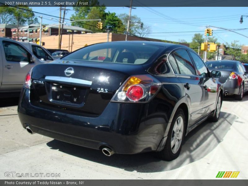 Super Black / Frost 2007 Nissan Altima 2.5 S