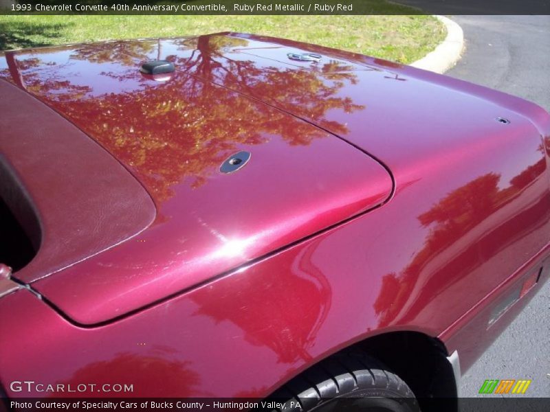 Ruby Red Metallic / Ruby Red 1993 Chevrolet Corvette 40th Anniversary Convertible