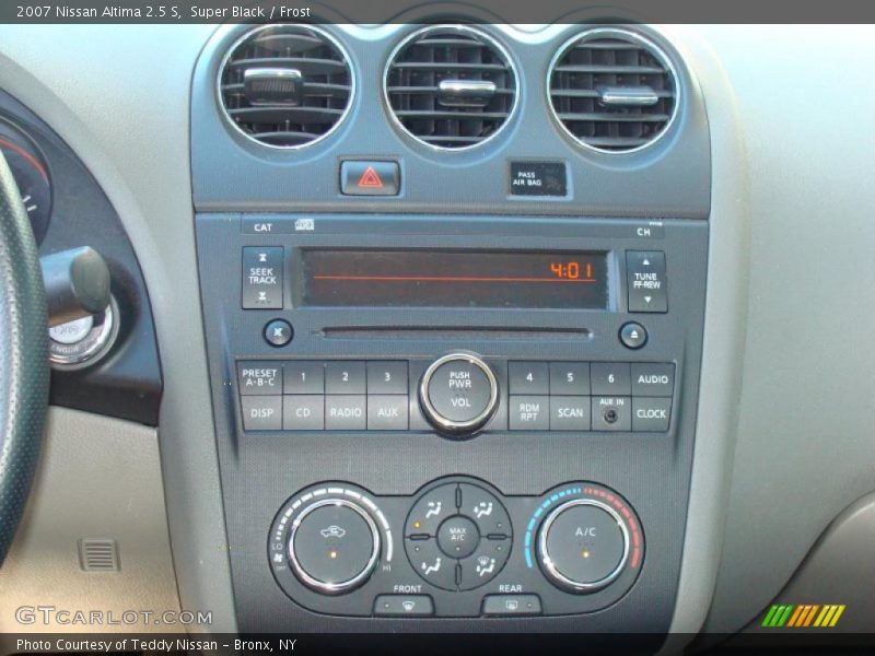 Super Black / Frost 2007 Nissan Altima 2.5 S