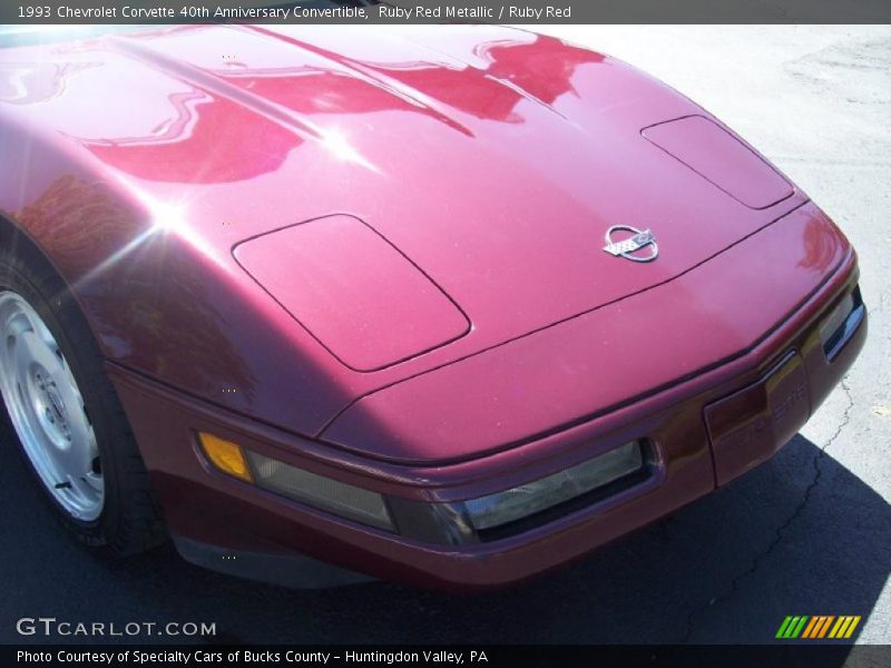 Ruby Red Metallic / Ruby Red 1993 Chevrolet Corvette 40th Anniversary Convertible