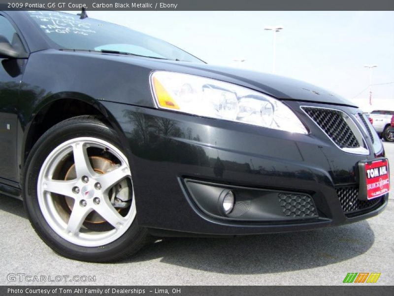 Carbon Black Metallic / Ebony 2009 Pontiac G6 GT Coupe