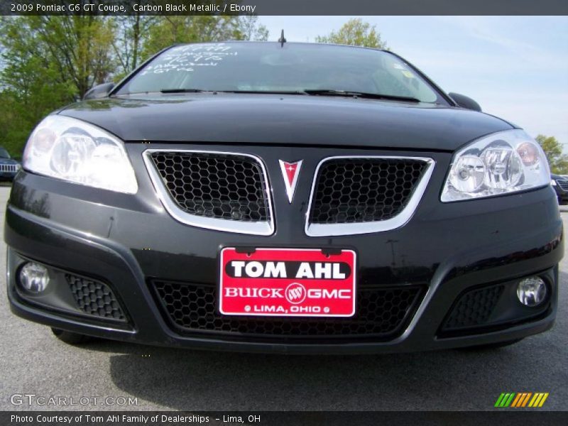 Carbon Black Metallic / Ebony 2009 Pontiac G6 GT Coupe