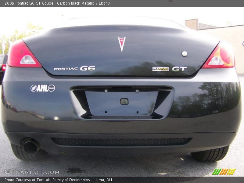 Carbon Black Metallic / Ebony 2009 Pontiac G6 GT Coupe