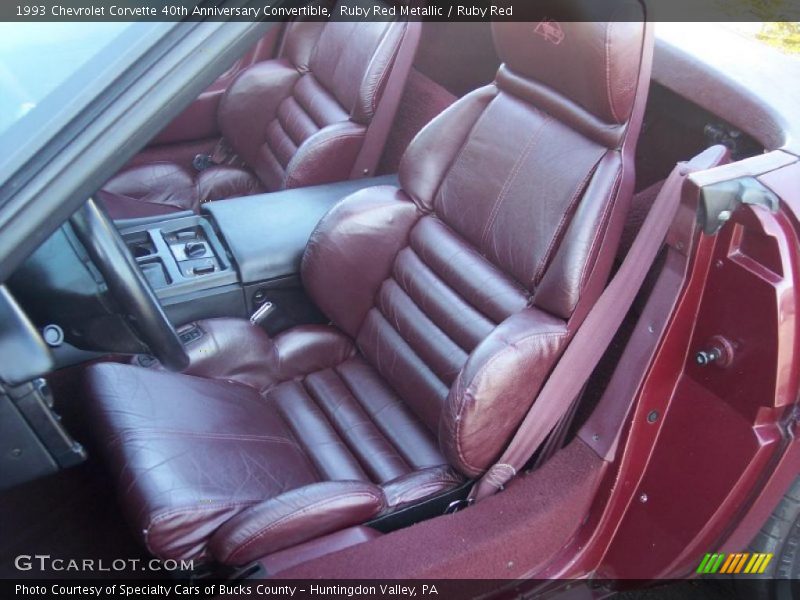 Ruby Red Metallic / Ruby Red 1993 Chevrolet Corvette 40th Anniversary Convertible