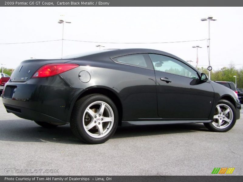 Carbon Black Metallic / Ebony 2009 Pontiac G6 GT Coupe