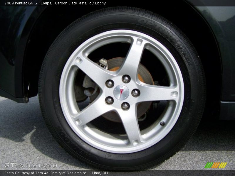 Carbon Black Metallic / Ebony 2009 Pontiac G6 GT Coupe