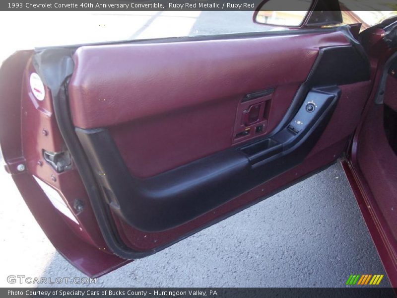 Ruby Red Metallic / Ruby Red 1993 Chevrolet Corvette 40th Anniversary Convertible