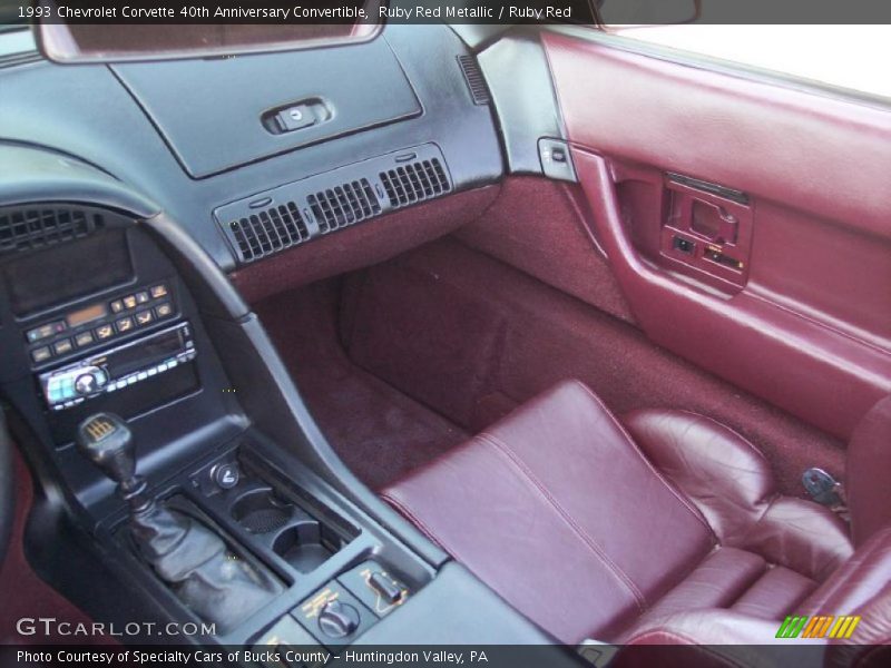 Ruby Red Metallic / Ruby Red 1993 Chevrolet Corvette 40th Anniversary Convertible
