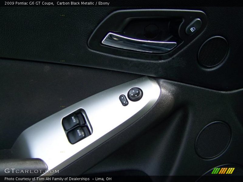 Carbon Black Metallic / Ebony 2009 Pontiac G6 GT Coupe