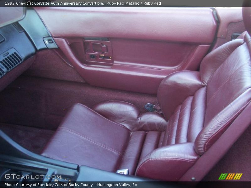 Ruby Red Metallic / Ruby Red 1993 Chevrolet Corvette 40th Anniversary Convertible