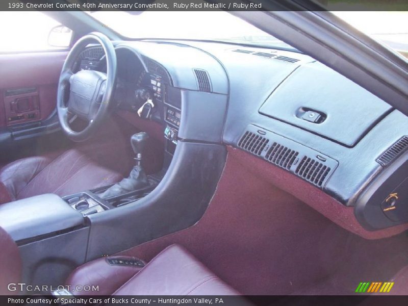Ruby Red Metallic / Ruby Red 1993 Chevrolet Corvette 40th Anniversary Convertible