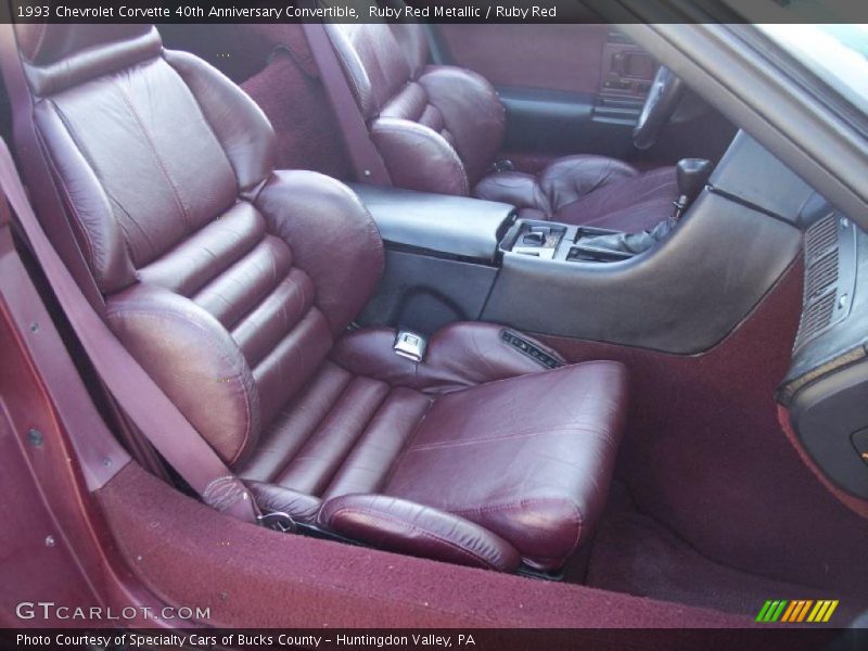 Ruby Red Metallic / Ruby Red 1993 Chevrolet Corvette 40th Anniversary Convertible