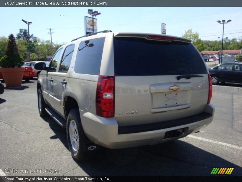 Gold Mist Metallic / Ebony 2007 Chevrolet Tahoe LS 4WD