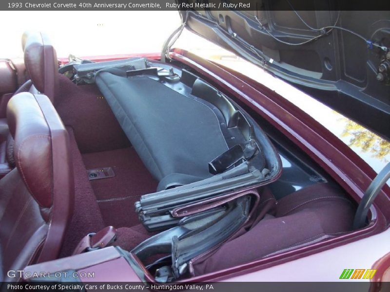 Ruby Red Metallic / Ruby Red 1993 Chevrolet Corvette 40th Anniversary Convertible