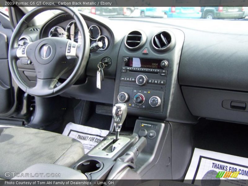Carbon Black Metallic / Ebony 2009 Pontiac G6 GT Coupe