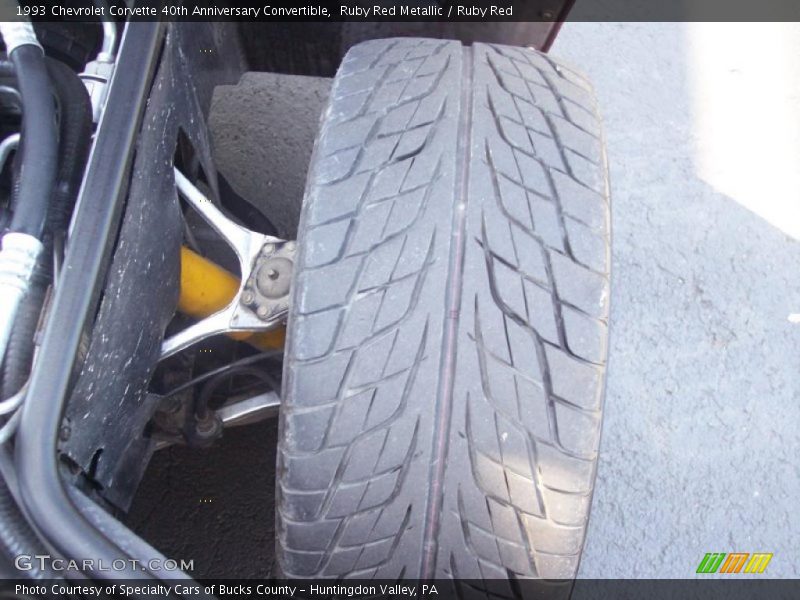 Ruby Red Metallic / Ruby Red 1993 Chevrolet Corvette 40th Anniversary Convertible