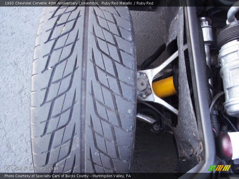 Ruby Red Metallic / Ruby Red 1993 Chevrolet Corvette 40th Anniversary Convertible
