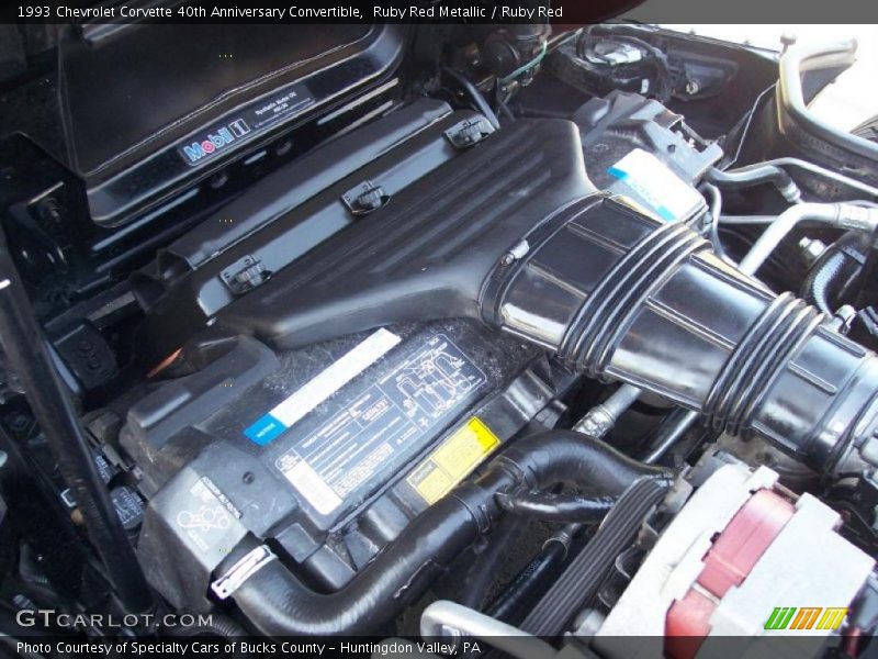 Ruby Red Metallic / Ruby Red 1993 Chevrolet Corvette 40th Anniversary Convertible