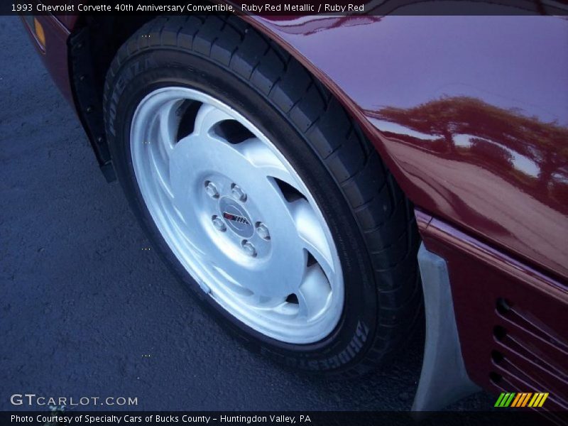 Ruby Red Metallic / Ruby Red 1993 Chevrolet Corvette 40th Anniversary Convertible