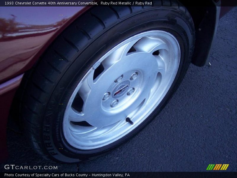 Ruby Red Metallic / Ruby Red 1993 Chevrolet Corvette 40th Anniversary Convertible