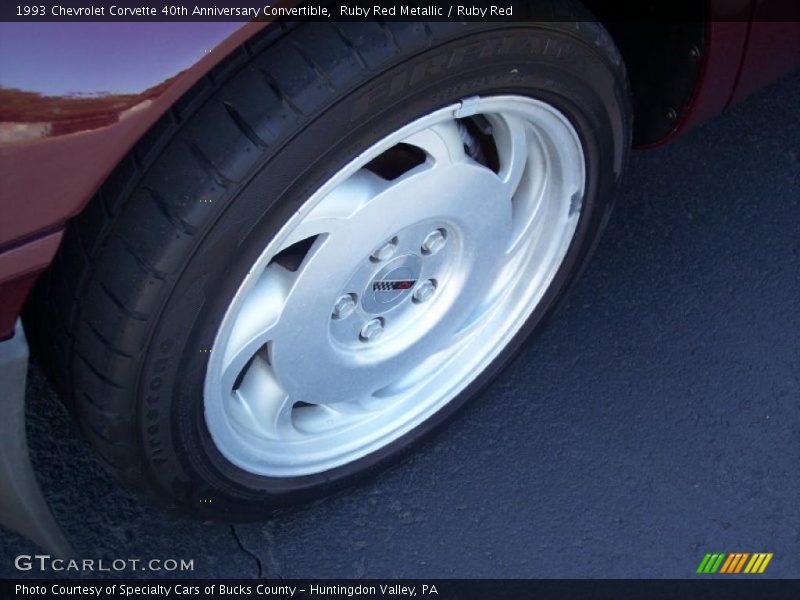 Ruby Red Metallic / Ruby Red 1993 Chevrolet Corvette 40th Anniversary Convertible