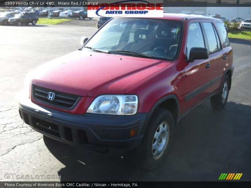 Milano Red / Charcoal 1999 Honda CR-V LX 4WD