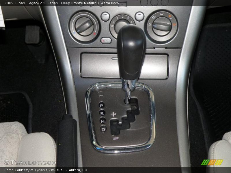 Deep Bronze Metallic / Warm Ivory 2009 Subaru Legacy 2.5i Sedan