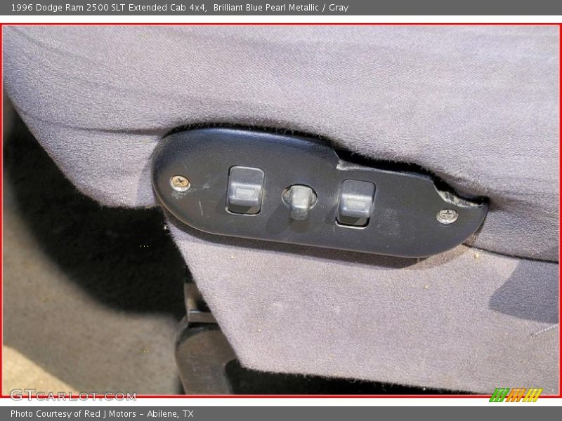 Brilliant Blue Pearl Metallic / Gray 1996 Dodge Ram 2500 SLT Extended Cab 4x4