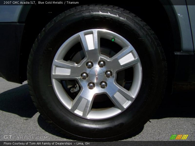 Blue Gold Metallic / Titanium 2007 GMC Acadia SLT