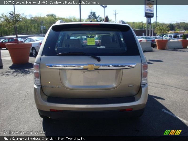 Sandstone Metallic / Light Cashmere 2007 Chevrolet Equinox LS AWD