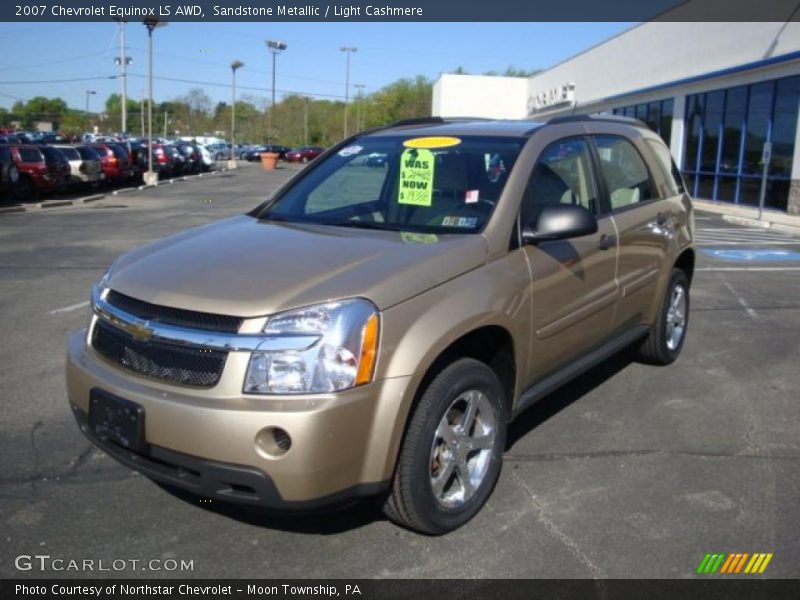 Sandstone Metallic / Light Cashmere 2007 Chevrolet Equinox LS AWD