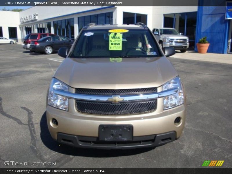 Sandstone Metallic / Light Cashmere 2007 Chevrolet Equinox LS AWD