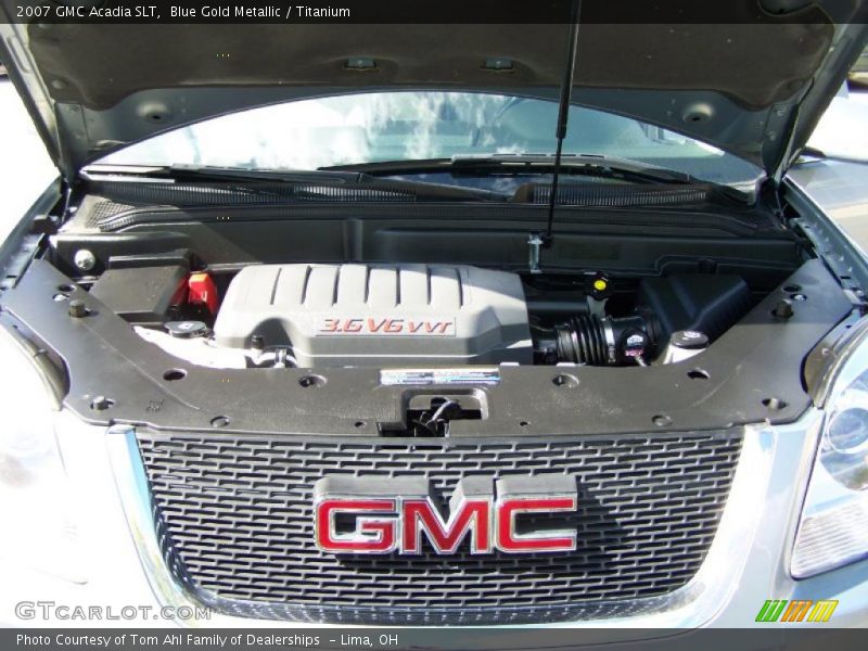 Blue Gold Metallic / Titanium 2007 GMC Acadia SLT