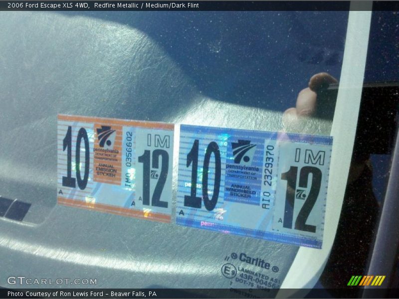 Redfire Metallic / Medium/Dark Flint 2006 Ford Escape XLS 4WD