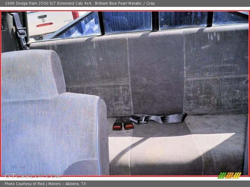 Brilliant Blue Pearl Metallic / Gray 1996 Dodge Ram 2500 SLT Extended Cab 4x4