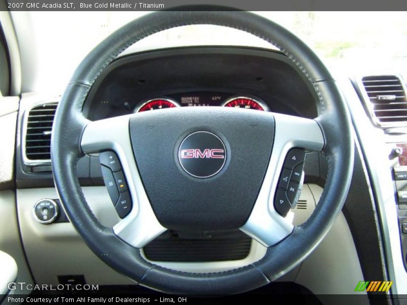Blue Gold Metallic / Titanium 2007 GMC Acadia SLT