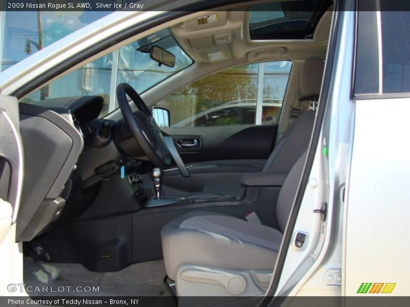 Silver Ice / Gray 2009 Nissan Rogue SL AWD
