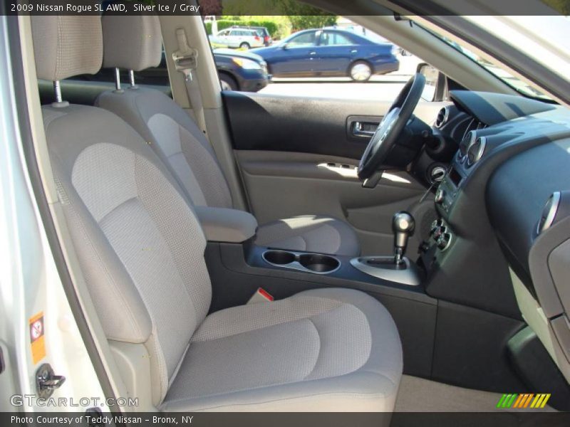 Silver Ice / Gray 2009 Nissan Rogue SL AWD