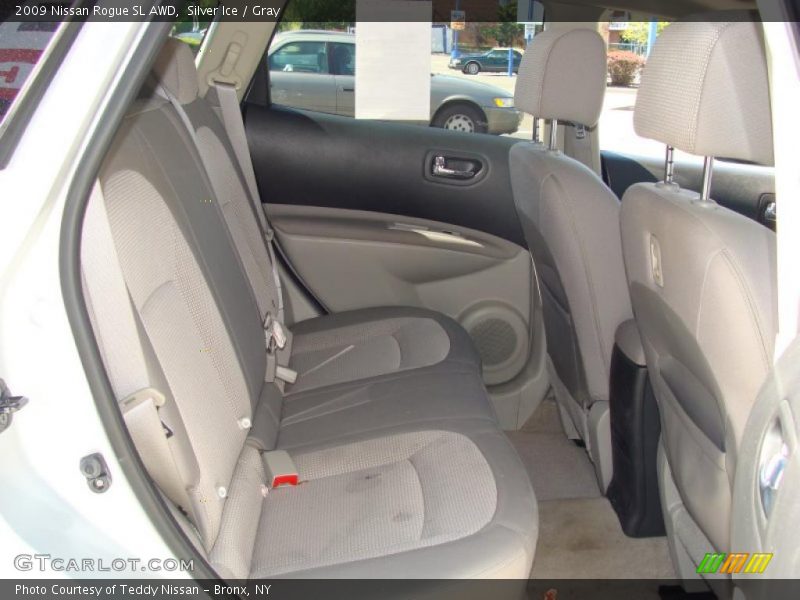 Silver Ice / Gray 2009 Nissan Rogue SL AWD