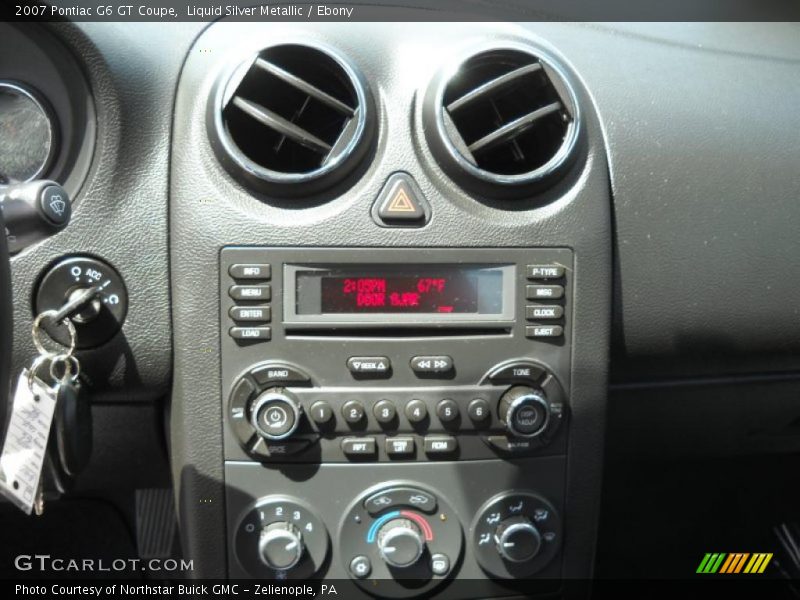 Liquid Silver Metallic / Ebony 2007 Pontiac G6 GT Coupe