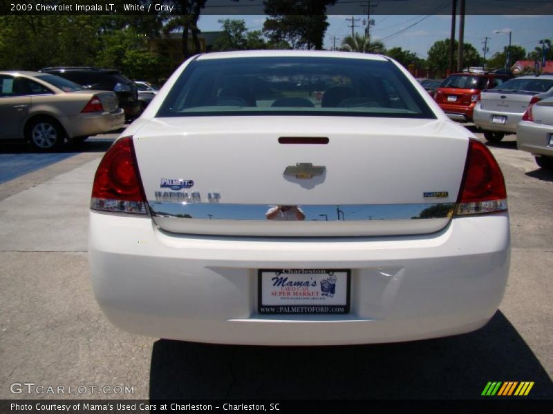 White / Gray 2009 Chevrolet Impala LT